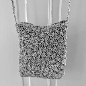 Sorpresa Beige off Whtie embrioded small purse